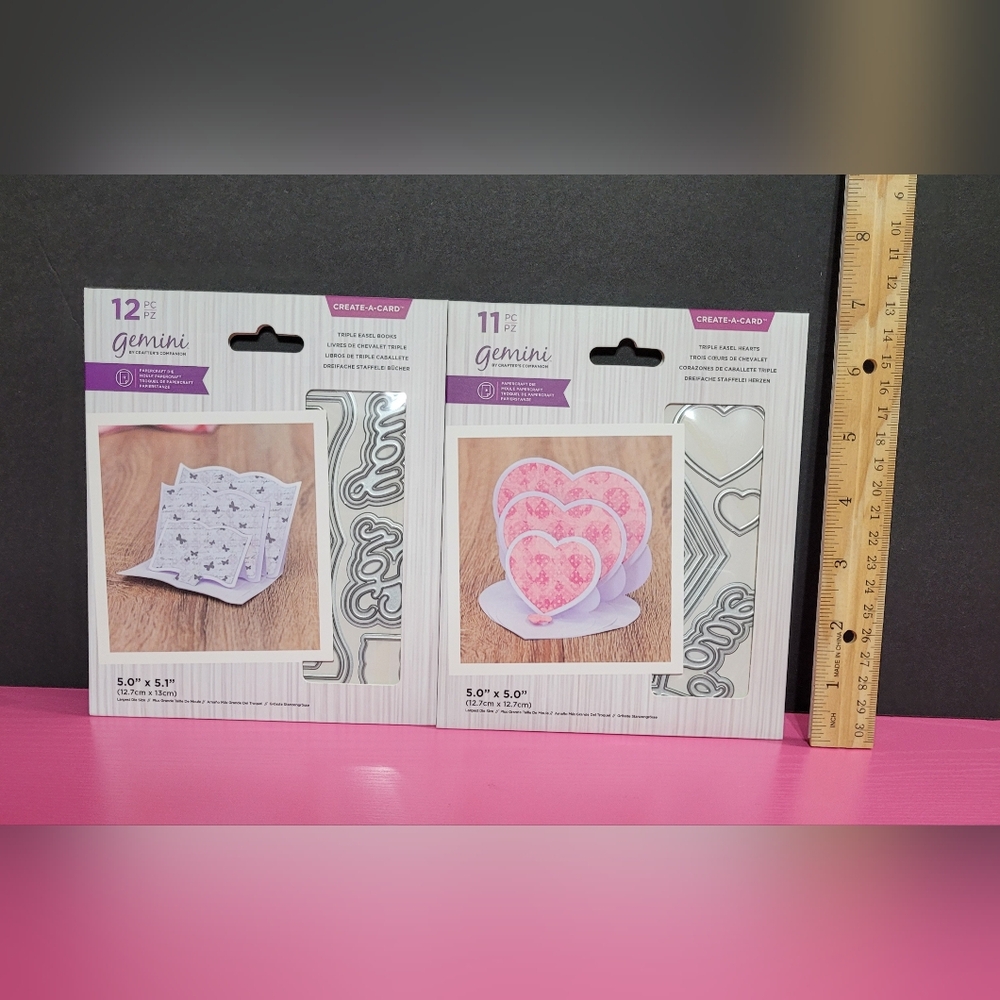 Crafter's Companiom Gemini Create-A-Card Die Sets. Set Of 2. (5)